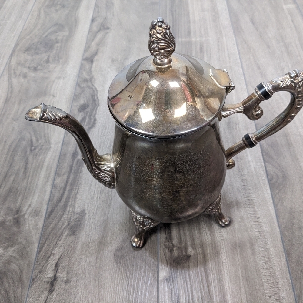 Vintage E.P Brass Silver Coffee Pot